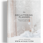cleaning planner decluttering planner