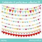 Buntings banners Clipart - Garland decoration