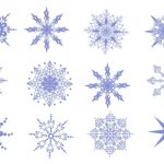 Snowflakes-free-vector