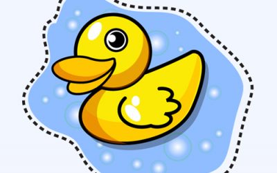 How to Draw a Cartoon Duck , Character illustration
