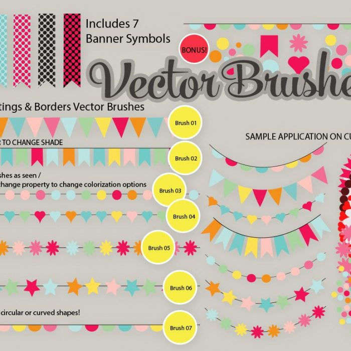 banner vector brushes