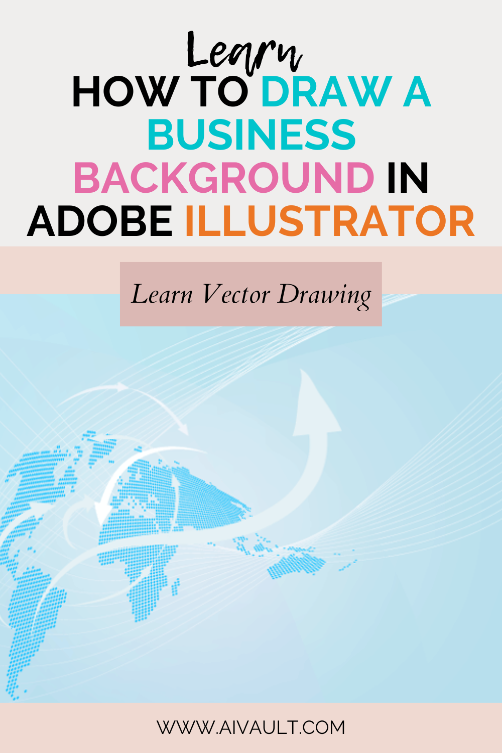 illustrator Tutorials : How to Create a corporate background using Brushes for illustrator