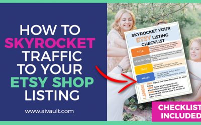 How to start an etsy shop series:  How to craft a perfect Etsy listing to skyrocket your traffic