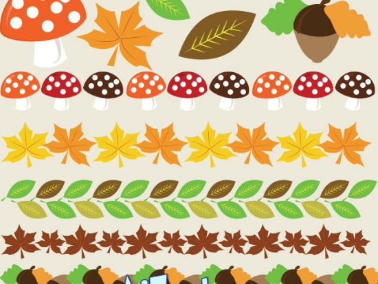 Fall Halloween Clipart images graphic illustrations for commercial use
