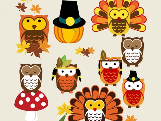 Fall Halloween Clipart Commercial use