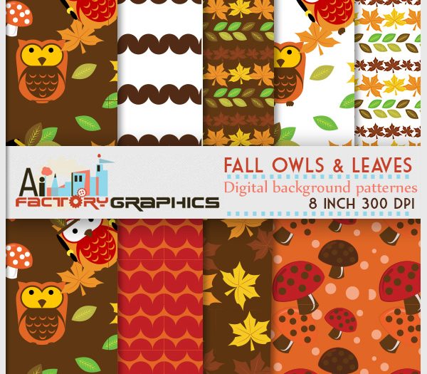 Fall halloween backgrounds and pattern textures