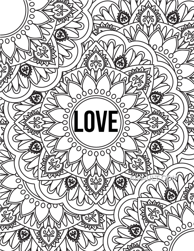 21 Free Printable Coloring Pages for Adults Only PDF Printable Download