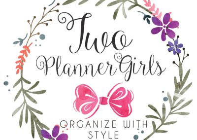 two planner girls Custom Logo Designs