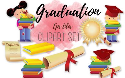 Graduation Clipart // Handpicked graphics and images