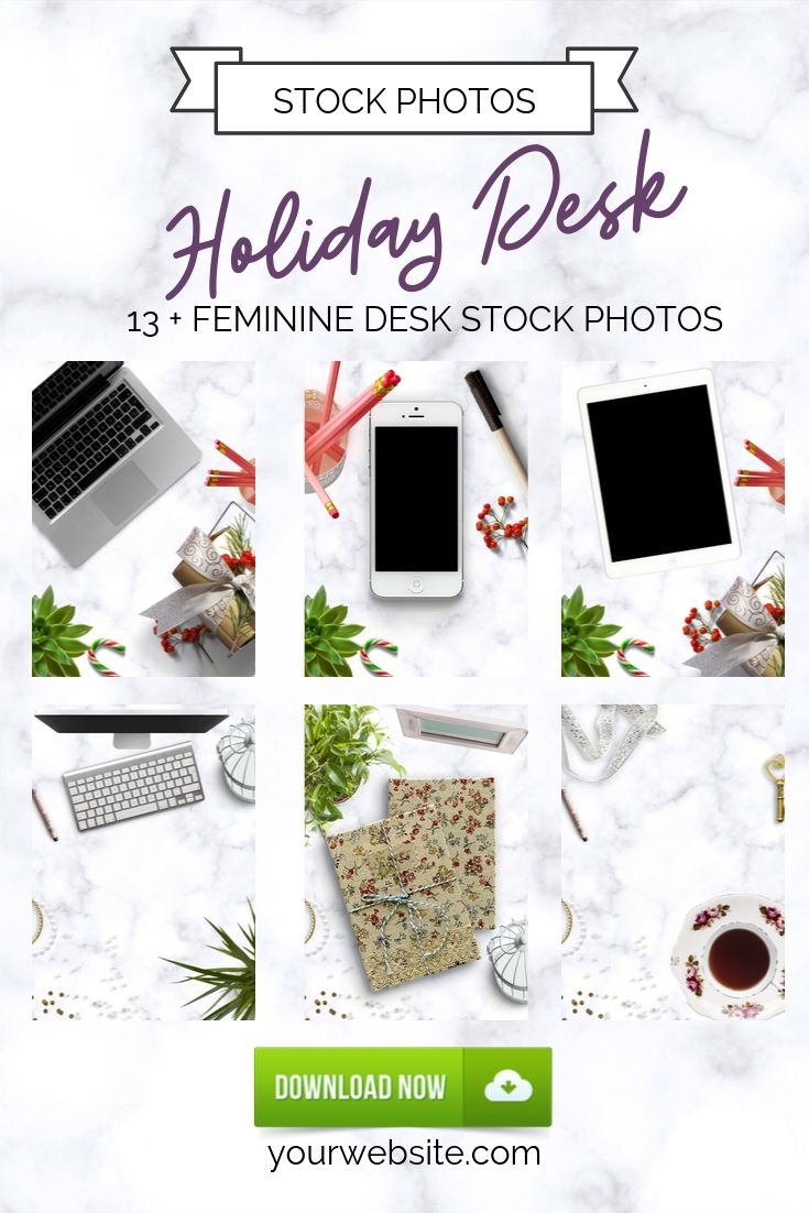 Stockphotos holidaygraphics mockups 1 Stock Photos Free For Commercial use :13+ Feminine Holiday Desk