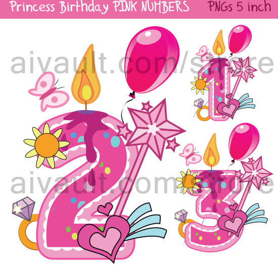 candyland clipart numbers illustrations images pack