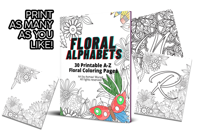 floral coloring pages for adults and free pdf