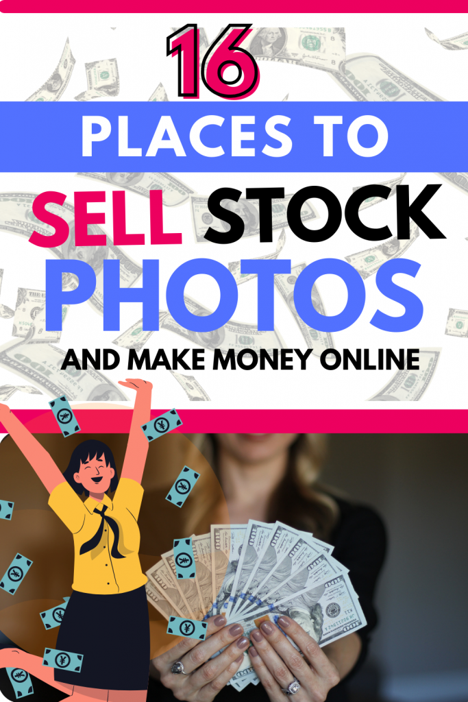 Sell stock photos and illustrations make money online
