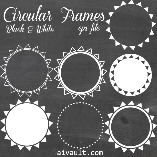 frames free Free Clipart Images : Circular Frames 7 Photo Frames Free Vector EPS file