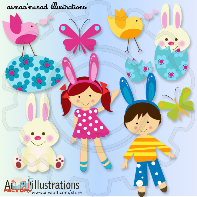 easter bunny clipart