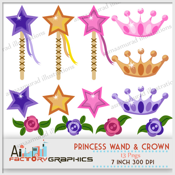 princess magic Princess Crown Clipart