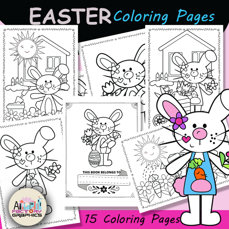 Easter coloring pages for kids