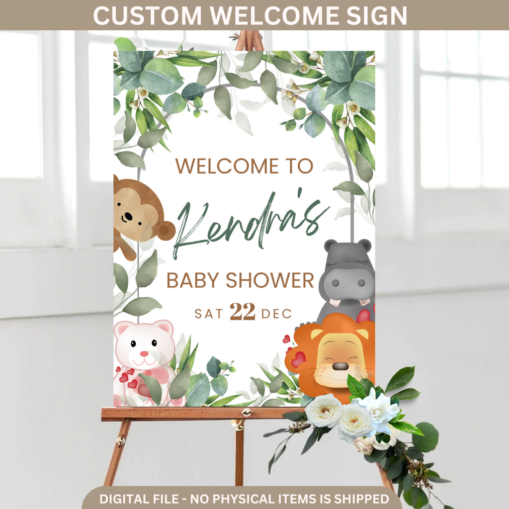 Mockups Prints Signs Welcome Sign Mockup Template : Eye-Catching Free Canva Template