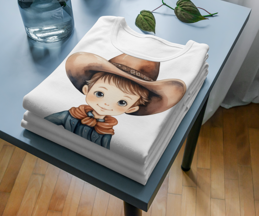 cowboy clipart for birthday invitations
