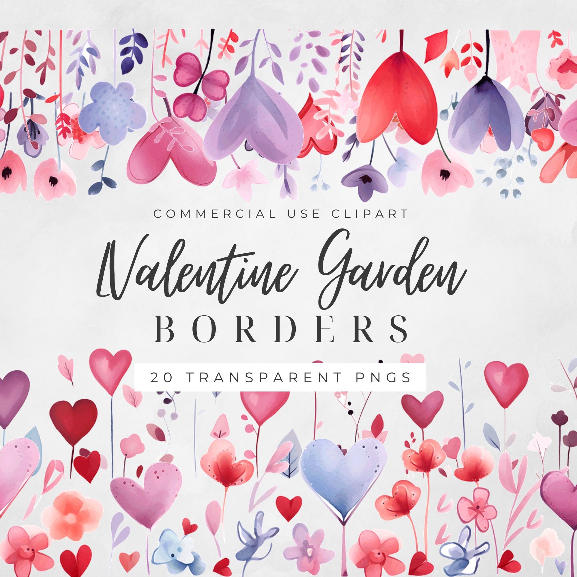 Valentine Page Border Clipart